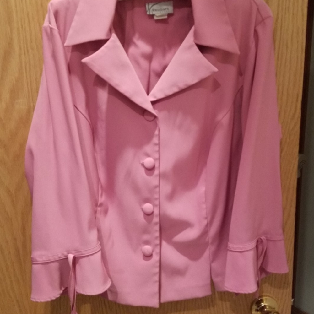 Pink dressy top